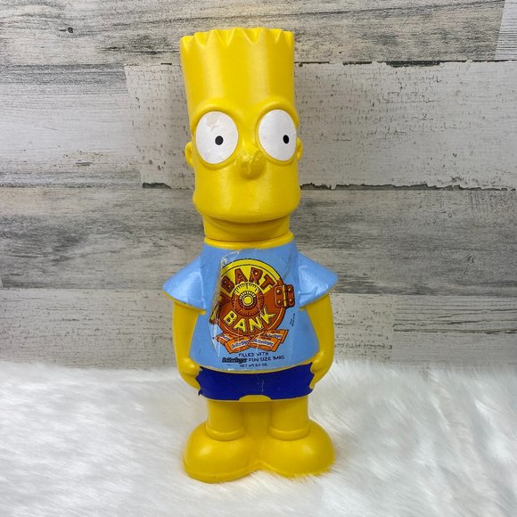 Vintage Other - Vintage Butterfinger Plastic Bart Bank 1990 12.5"